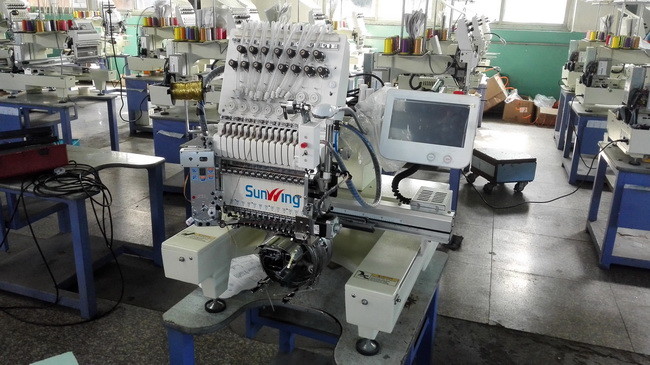 Single Head High Speed Embroidery Machine With Sequin And Cording Device