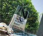 vinyl pvc zippered shopping bag for home/daily use, Wear Resistant Eco Friendly