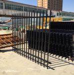 Customized Black Zinc Steel Metal Garrison Fence Panels Maintenance Free