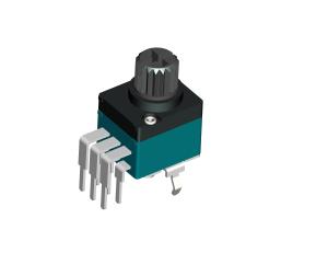 Quality 16mm Rotary Potentiometer Resistance 300Ω-3MKΩ Through Hole/Surface Mount wholesale