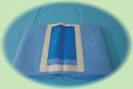 Blue Sms Three Layers Ce Sterile Disposable Surgical Drapes For Hospital Clinic