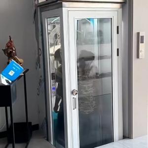 Quality Space Saving Compact Hydraulic Home Lift Naked Cabin Hydraulic Elevator For Light Duty wholesale