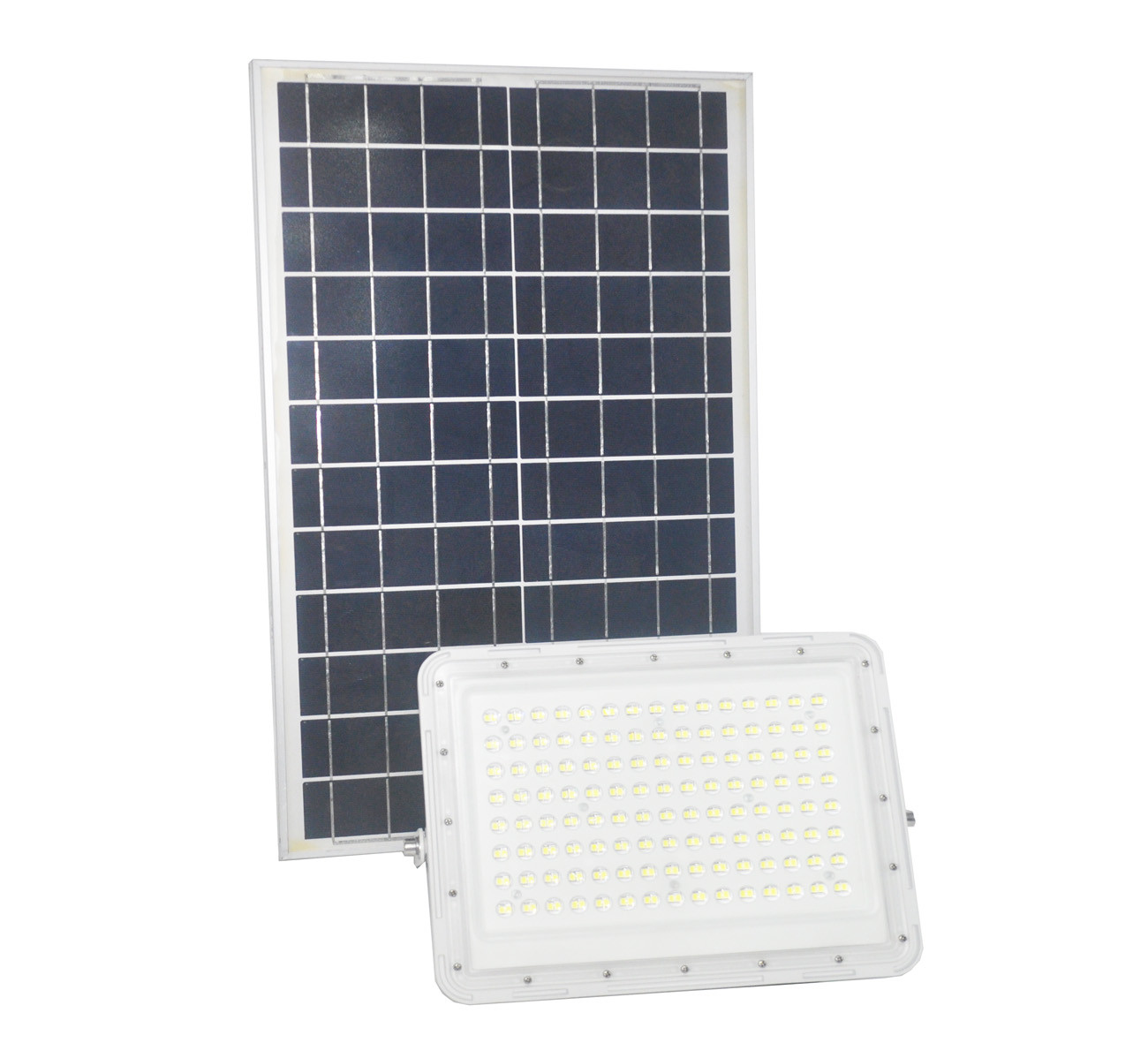 60W Aluminum material LED Solar Flood Light with remote control time control for building and garden use