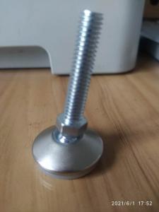 Quality M10X50mm Stainless Steel Sofa Legs Furniture Adjustable Leveling Swivel Feet wholesale