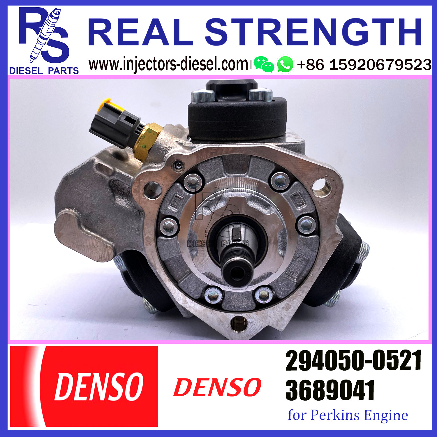 DENSO Genuine HP4 common rail fuel pump 294050-0520, 294050-0521 for CAT Perkins 3689041, 368-9041