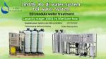 Demineralised EDI Unit For Water Treatment Purification System 1TPH