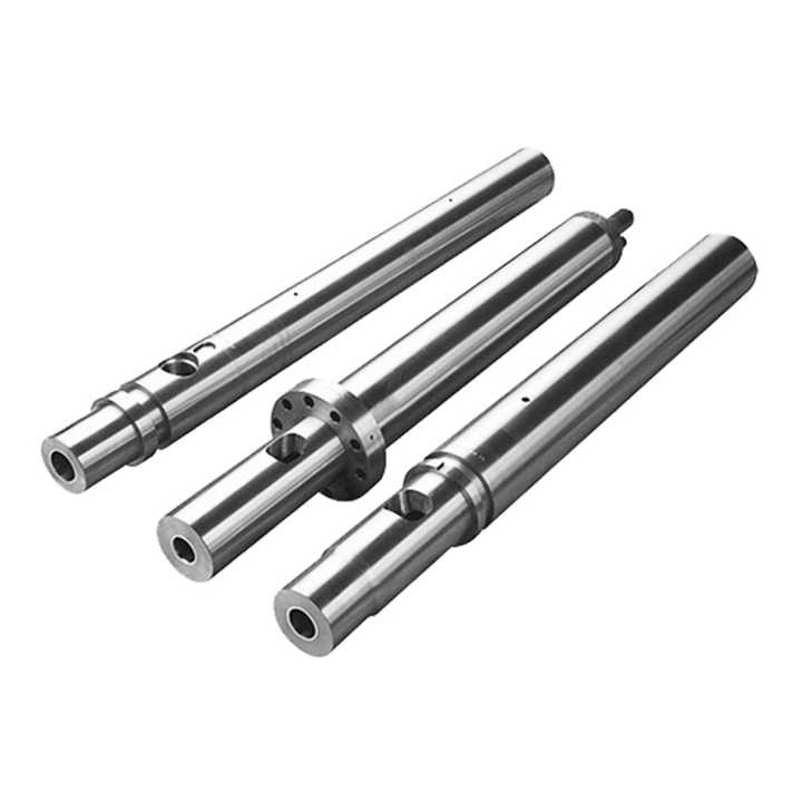 alloy coat Bimetallic Screw And Barrel Single Screw Barrel For For PVC Pipe Board Extruder