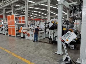 Quality 85mm Conical Co Rotating Twin Screw Extruder Mixing Melting PET wholesale