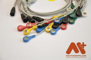 Quality Compatible Valenta Mn-08 7 lead Holter ECG Cable wholesale