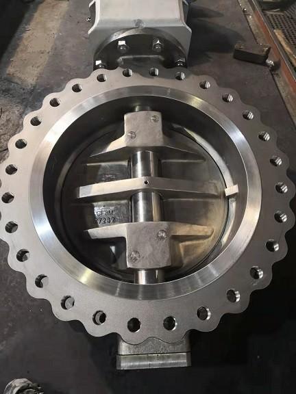 Cheap Class 600 Triple Eccentric Industrial Butterfly Valve for sale