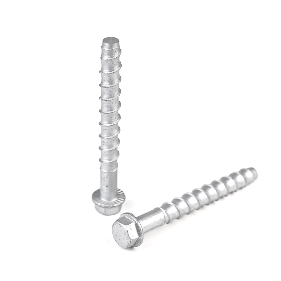 HEX Head Carbon Steel M12 125mm Self Drilling Anchor Concrete Bolt Customized Support