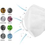 White Earloop Procedure Masks Reusable KN95 Mouth Mask 170*100 Mm