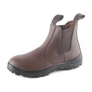 Quality Smooth Leather Chelsea Safety Shoes S3 Waterproof Slip Resistant Steel Toe Boots wholesale