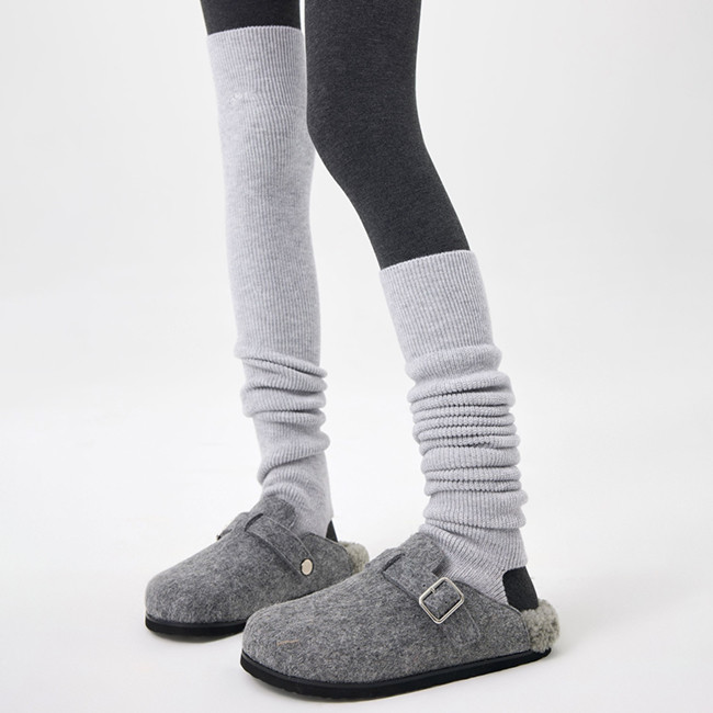 Women Ribbed Over Knee High Socks Leg Warmers Toeless Yoga Ballet Dance Leg Warmers