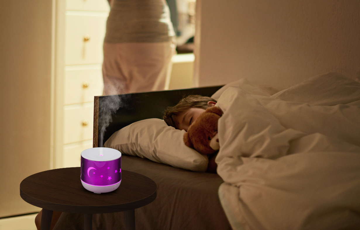 Kids BPA Free Colorful USB 100ml Ultrasonic Air Humidifier