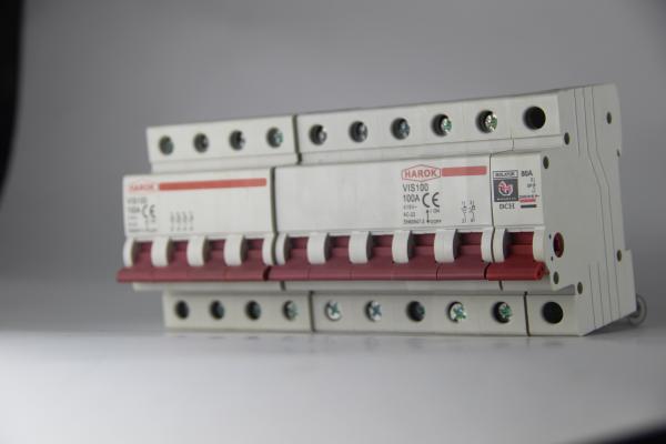 VIS100 Main Switch Isolator CE/RoHS Certified 100A Main Switch Isolator, 50/60