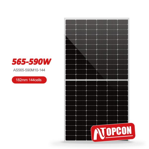 182mm 565w 570w 575w 580w 585w 590w A Grade Solar Panel TOPCON Max. Power