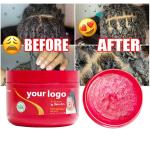 Unisex 48 Hours Strong Hold Hair Styling Gel Red Shine Jam 16 oz Custom Braiding