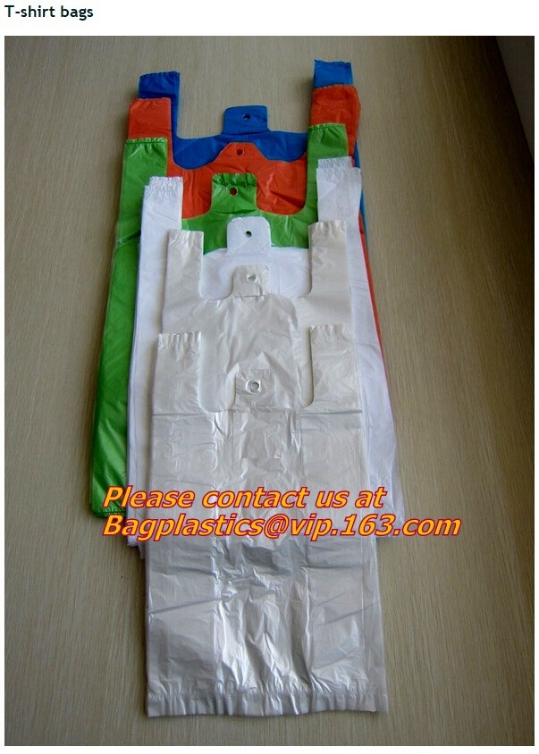 Wholesale Factory Compostable Biodegradable Plastic T-Shirt Bags,Biodegradable Compostable T Shirt Garbage Bags On Roll