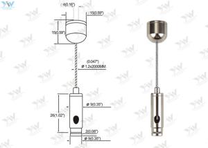 Quality Pendant Light Suspension Kit / Lighting Suspension Systems Mounting Accessories wholesale