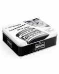 Aluminum Square Large Branded Gift Boxes Luxury Tin Box With Tray Full Color