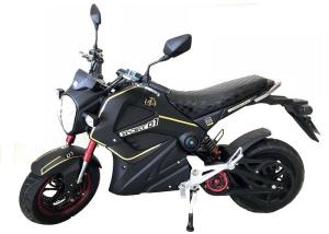 Quality Black Color Electric Moped Scooter For Adult 48V 350W High Performance wholesale