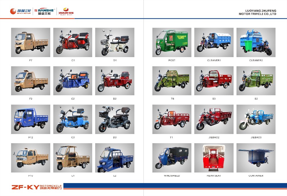 50km/h Motorized 150cc Engine Three Wheel Cabin Tricycle With Tent