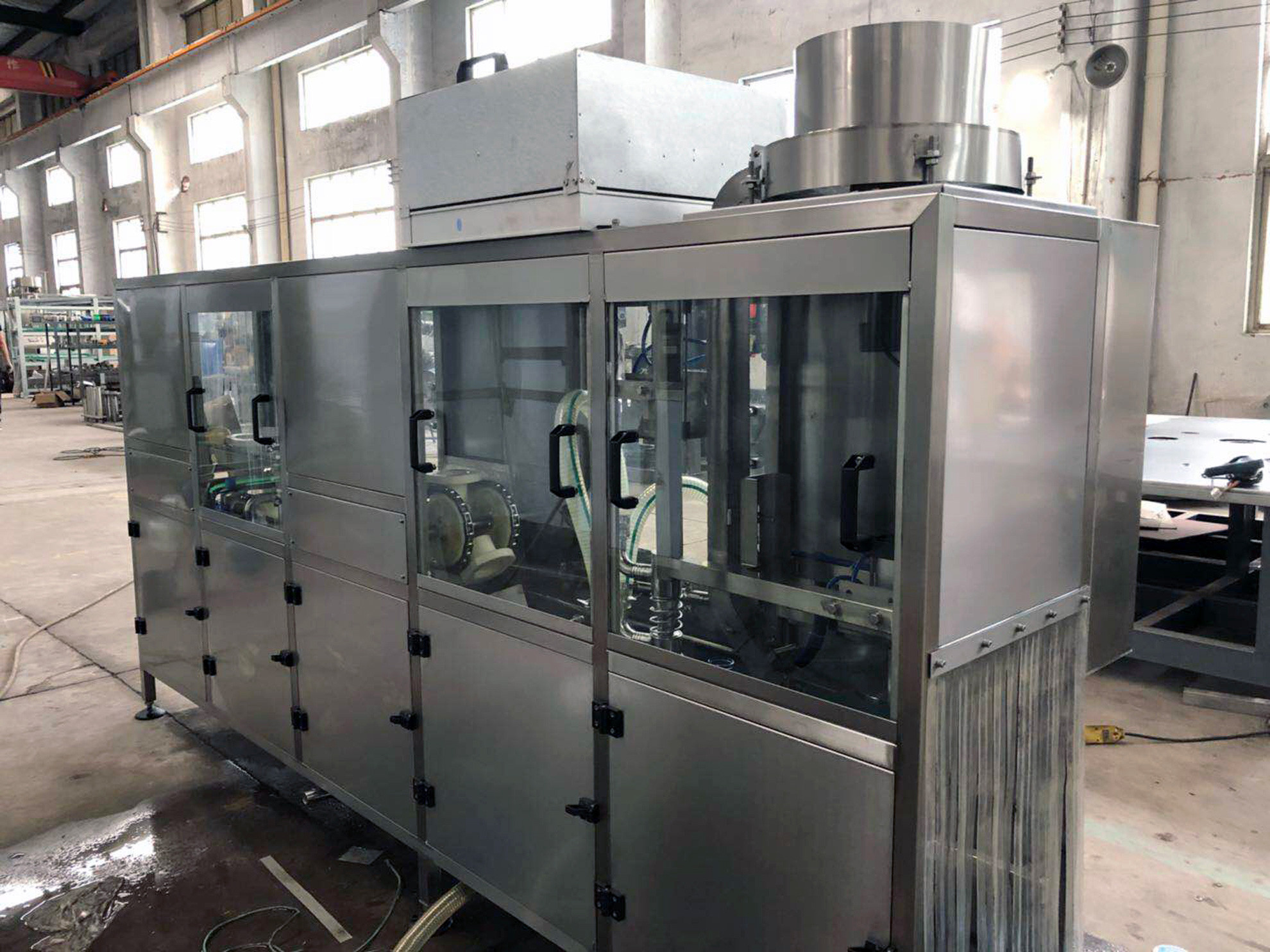 Automatic Reliable 5 Gallon Water Filling Machine For PET Bottle / Plastic Bottle