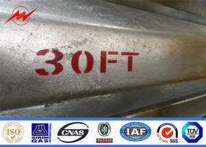 Quality Electric Power Transmission Line Steel Tubular Pole 10kV Hot Dip Galvanized wholesale