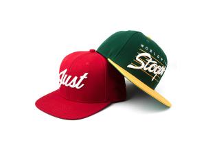 Quality 3D Embroidery Cool Snapback Baseball Cap , Flat Brim Baseball Cap Daily Used For Man wholesale