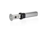 Silver Finish Kitchen Pop Up Sockets , Pop Up Electrical Outlets For Kitchen