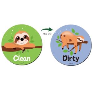 Quality Reversible Cartoon Animal Kitchen Dishwasher Clean Sign Magnet wholesale