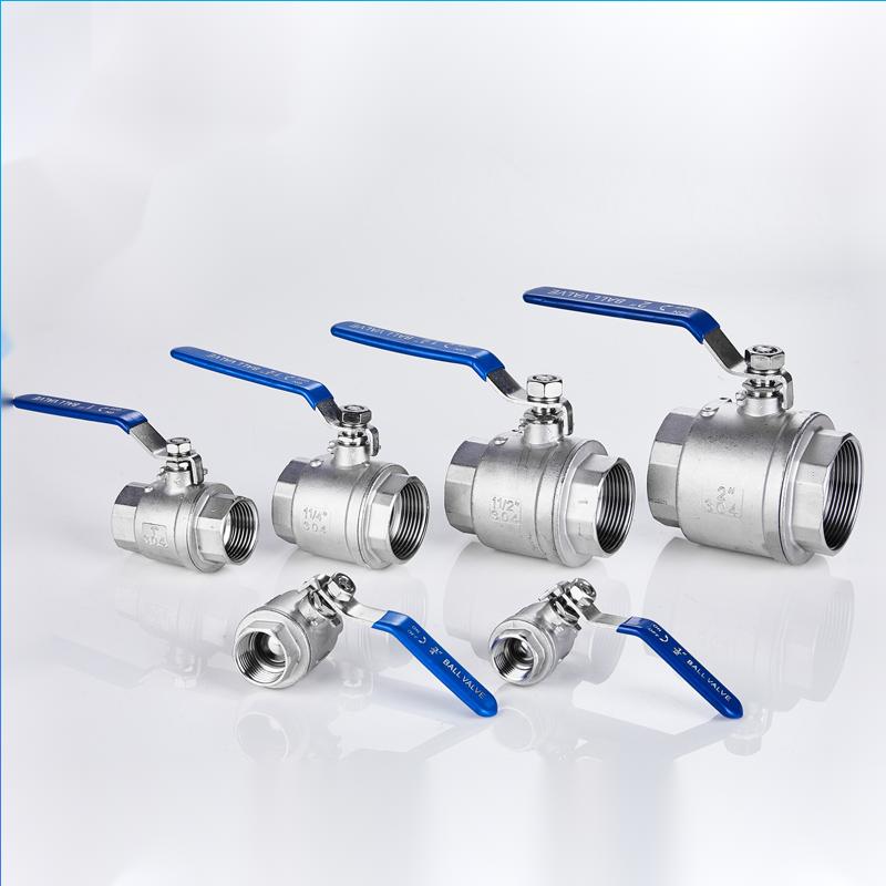 Stainless Steel 201 Iron Ball Female Threaded Ball Valve DN10 with Customized Support