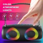 Battery Operated Multifunction Bluetooth Speaker , Stereo Wireless Portable