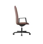 Apartment Modern Executive Chairs 60mm Black Caster Height Adjustment 3D For