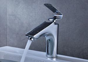 Quality ROVATE Waterfall Save Water Spout Basin Mixer Faucet Chrome Polished wholesale