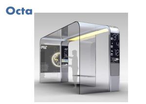 Quality Outdoor Kiosk Signage Display Stands 1040 * 585mm Intelligent Fans Cooling wholesale