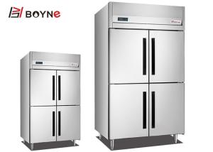 Quality Stainless Steel Vertical 4 Door Commercial Kitchen Bakery Trays Insert Refrigerator wholesale