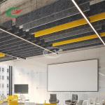 Nontoxic Odorless Soundproof Ceiling Board , Moistureproof Fabric Ceiling Panels