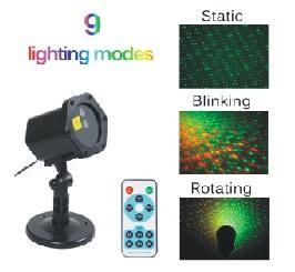 Outdoor laser light double hole laser lights Outdoor decoration holiday lights