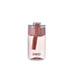 Finger Touch Open Plastic Drink Water Bottle Portable Light Weight