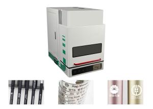 Quality Safty Enclosed Laser Marking Machine For Metal Stainless And Steel 50W wholesale