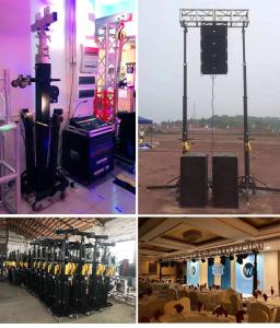 China Mobile 7M Crank Stand Line Array Truss Load Bearing 340Kg on sale