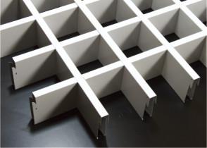 Quality Decorative Commercial Suspended Ceiling Tiles Square Grille , metal grid panel wholesale