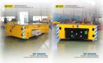 battery powered industrial trackless transfer flat cart for casting factory