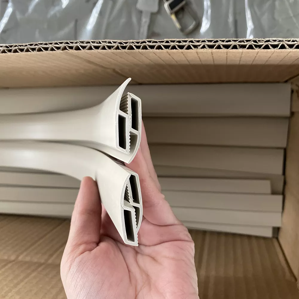 Flexible Plastic Capping Strips for Floor Edges 0.5'' to 8'' Height Sample in 5-7 Days