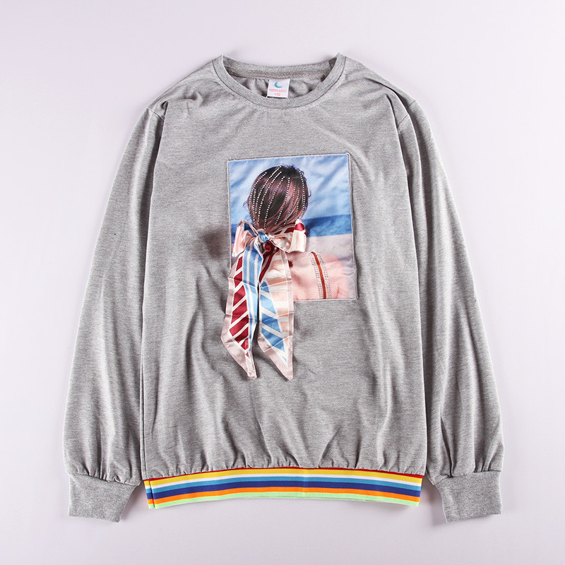 2 Color 65% Polyester 30% Bavlna 5% Elastane Girls Pullover