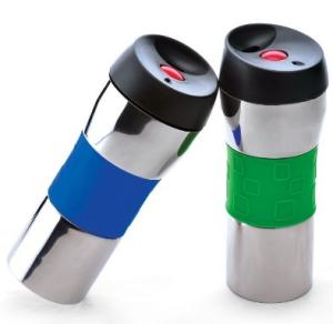 Quality Thermal travel coffer Mug with press lid/Buttoned mug wholesale