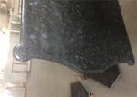 Precision Prefab Kitchen Countertops Natural Volgua Blue Granite Slab