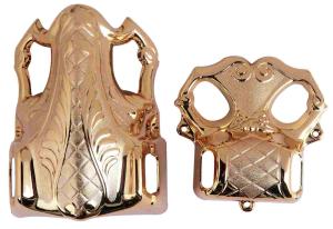Quality Gross Weight 19kg Coffin Parts With Plastic Corner / Lugs / Steel Pipe In Set wholesale